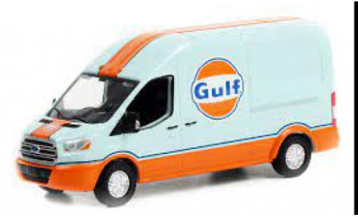 Diecast model cars Ford Transit Kastenwagen Gulf 2019 1/64 Greenlight