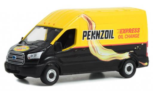 Diecast model cars Ford Transit Kastenwagen LWB HD Pennzoil 2019 1/64 Greenlight