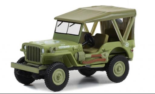 Diecast model cars Jeep Willys Militaire MB d 1945 1/64 Greenlight