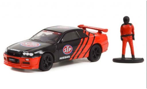Diecast model cars Nissan Skyline R34 () STP 1999 1/64 Greenlight