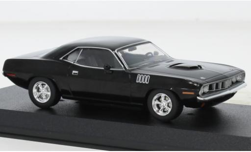 Diecast model cars Plymouth Cuda 1971 black John Wick 1/43 Greenlight
