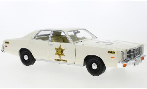 Diecast model cars Plymouth Fury Base Riverton Sheriff 1977 1/18 Greenlight