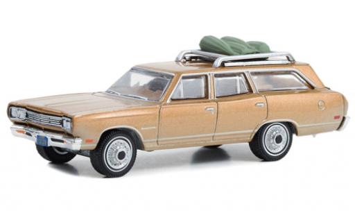 Diecast model cars Plymouth Satellite Station Wagon The Brady Bunch 1969 1/64 Greenlight