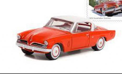 Diecast model cars Studebaker Starliner 1953 red/white 1/64 Greenlight