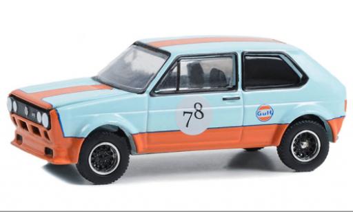 Diecast model cars Volkswagen Golf GTI I Gulf 1971 1/64 Greenlight