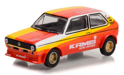Diecast model cars Volkswagen Golf GTI I KAMEI 1980 1/64 Greenlight