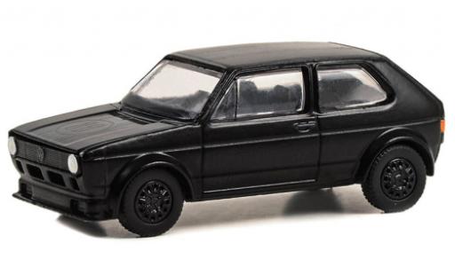 Diecast model cars Volkswagen Golf Base I matte noir 1980 1/64 Greenlight
