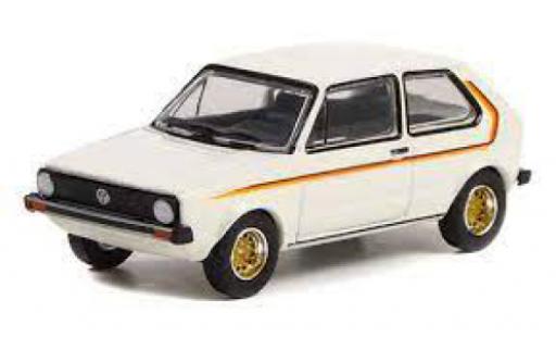 Diecast model cars Volkswagen Golf Base I Rabbit white/Dekor 1975 1/64 Greenlight
