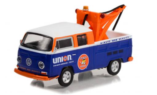 Diecast model cars Volkswagen T2 A cabine double Union 76 1969 1/64 Greenlight