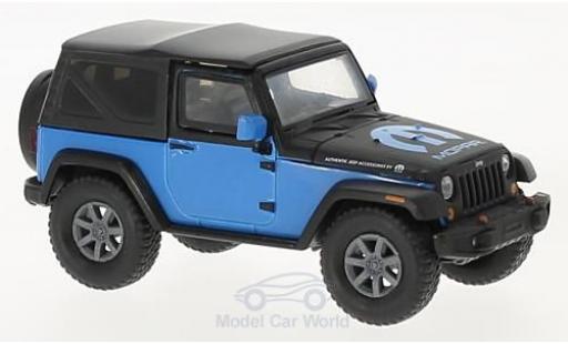 Diecast model cars Jeep Wrangler Base blue/black MOPAR 2010 1/43 Greenlight