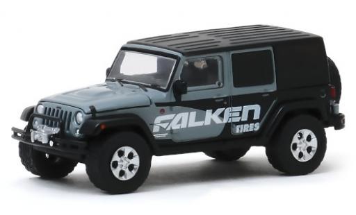 Diecast model cars Jeep Wrangler Limited Unlimited Falken Tires 2014 1/64 Greenlight