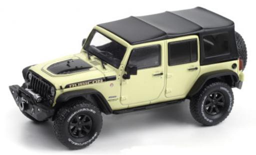 Diecast model cars Jeep Wrangler Rubicon Unlimited Recon beige/Dekor 2018 roof abnehmbar 1/43 Greenlight