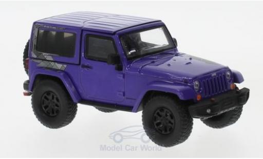 Diecast model cars Jeep Wrangler Base Winter Edition purple 2017 1/43 Greenlight