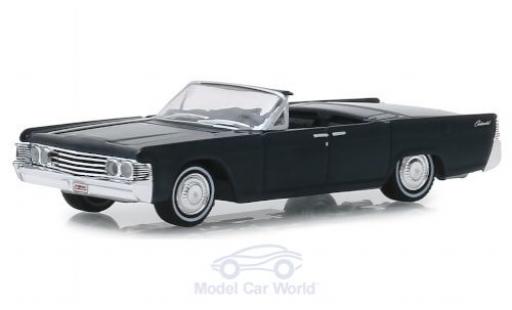 Diecast model cars Lincoln Continental 1965 metallic grey 1/64 Greenlight