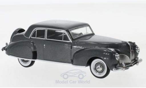 Diecast model cars Lincoln Continental 1941 metallic grey 1/43 Greenlight