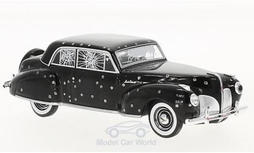 Diecast model cars Lincoln Continental Godfather black The 1972 1941 with Bullet Whole Damage 1/43 Greenlight