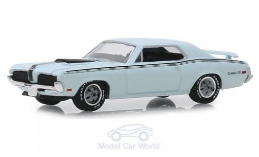 Diecast model cars Mercury Cougar Eliminator grey/black 1970 1/64 Greenlight