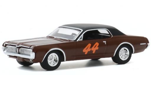 Diecast model cars Mercury Cougar Base matt-brown/matt-black 1967 No.44 1/64 Greenlight