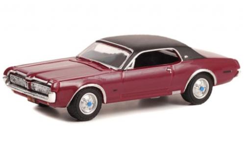 Diecast model cars Mercury Cougar Base XR-7 GT purple/matt-black 1967 1/64 Greenlight