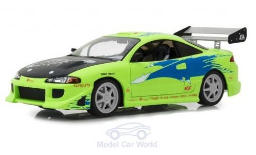 Diecast model cars Mitsubishi Eclipse Base green/Dekor Fast & Furious 1995 1/18 Greenlight