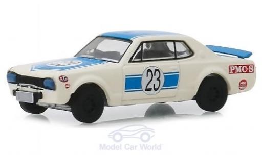 Diecast model cars Nissan Skyline 2000 GT-R RHD No.23 1971 1/64 Greenlight