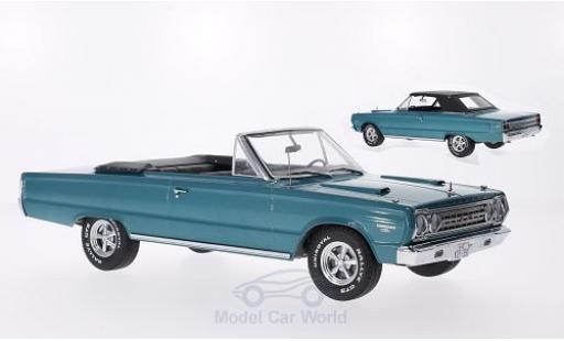 Diecast model cars Plymouth Belvedere GTX Convertible metallic turquoise 1967 aus dem Film - Tommy Boy Softtop liegt bei 1/18 Greenlight