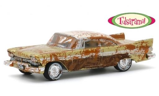 Diecast model cars Plymouth Belvedere 1957 metallic beige/beige Tulsarama unrestauriertes v&Atilde;&copy;hicule de 2007 1/64 Greenlight