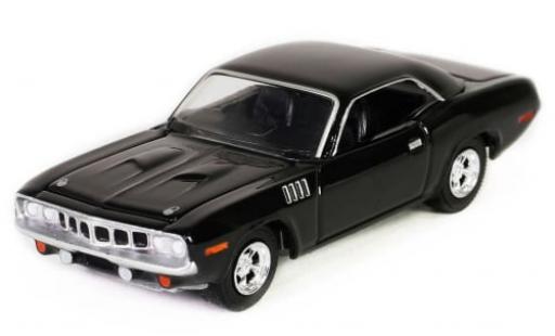 Diecast model cars Plymouth Cuda 1971 black John Wick 1/64 Greenlight