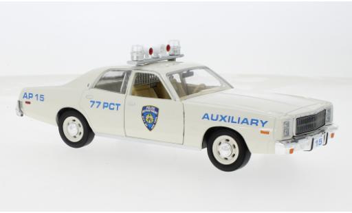 Diecast model cars Plymouth Fury Base 1977 New York City Police Department 1/24 Greenlight