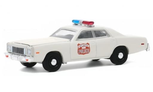 Diecast model cars Plymouth Fury Base Atlanta Police 1975 1/64 Greenlight