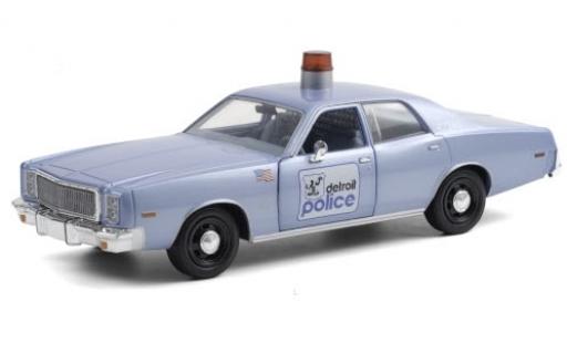 Diecast model cars Plymouth Fury Base Detroit Police 1977 Beverly Hills Cop (1984) 1/24 Greenlight