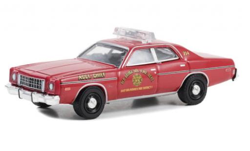 Diecast model cars Plymouth Fury Base East Brunswick Fire Department 1976 1/64 Greenlight