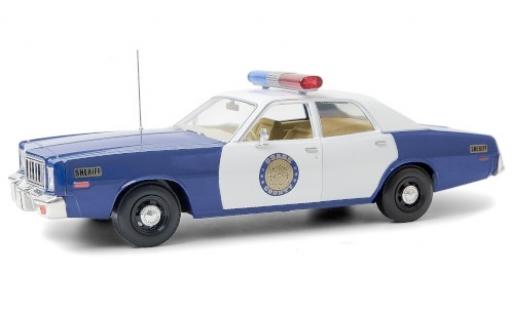 Diecast model cars Plymouth Fury Base Osage County Sheriff 1975 1/64 Greenlight