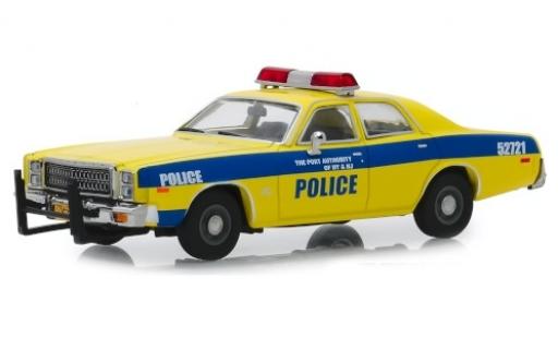 Diecast model cars Plymouth Fury Base Port Authority of New York & New Jersey 1977 1/43 Greenlight