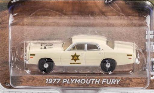 Diecast model cars Plymouth Fury Base Riverton Sheriff 1977 1/64 Greenlight