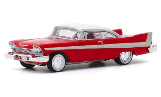 Diecast model cars Plymouth Fury Christine red/white 1958 1/64 Greenlight