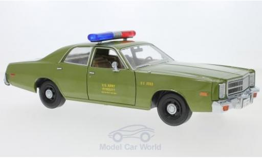 Diecast model cars Plymouth Fury Base The A-Team 1977 Military Police 1/18 Greenlight
