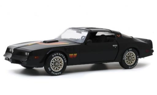 Diecast model cars Pontiac Firebird 1977 Trans Am Fire AM by VSE black/Dekor 1/18 Greenlight
