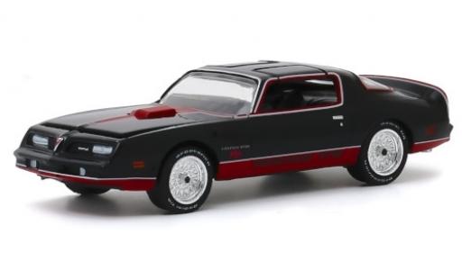 Diecast model cars Pontiac Firebird 1978 Trans Am black/Dekor Macho T/A No.104 1/64 Greenlight