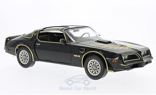 Diecast model cars Pontiac Firebird 1977 Trans Am black/gold Smokey and the Bandit I 1/18 Greenlight