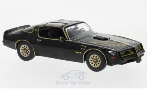 Diecast model cars Pontiac Firebird 1977 Trans Am black Smokey and the Bandit 1/43 Greenlight