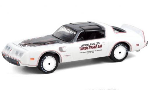 Diecast model cars Pontiac Firebird 1980 Turbo-Trans Am Indy 500 - Official Pace Car 64th Annual Indianapolis 500 Mile Race 1/64 Greenlight
