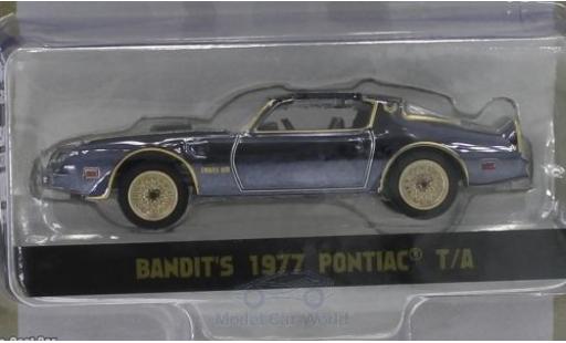 Diecast model cars Pontiac Trans Am 1977 black/chrom Smokey and the Bandit 1/64 Greenlight