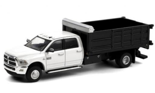 Diecast model cars RAM 3 Base 500 Landscaper Dump Truck white 2018 1/64 Greenlight