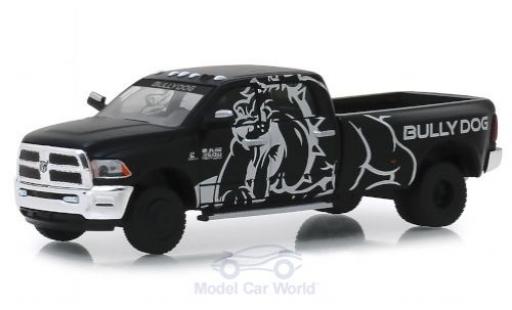 Diecast model cars RAM 3 Laramie 500 black/Dekor Bully Dog 2018 1/64 Greenlight