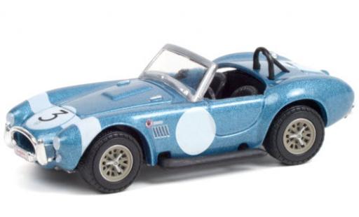 Diecast model cars Shelby Cobra FIA Bondurant Tribute (CSX2770) metallic blue/white 2020 No.3 1/64 Greenlight