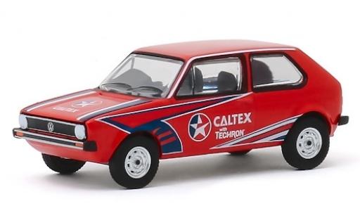Diecast model cars Volkswagen Golf Base Mk1 RHD Caltex 1975 1/64 Greenlight