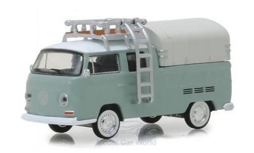 Diecast model cars Volkswagen T2 B DoKa grey/white 1974 1/64 Greenlight