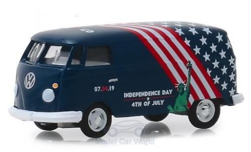 Diecast model cars Volkswagen T2 Base Van Independence Day 2019 1/64 Greenlight