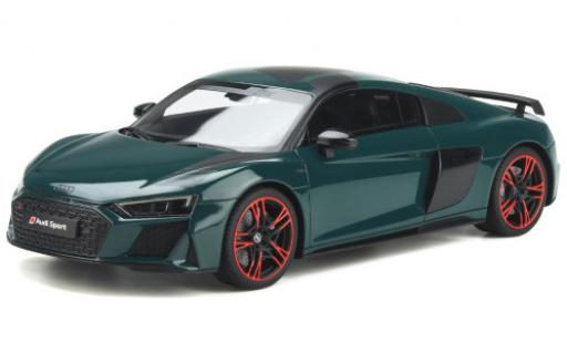 Diecast model cars Audi R8 coupe Green Hell green 2019 1/18 GT Spirit